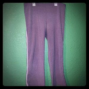 Athletic Works grey & white leggings